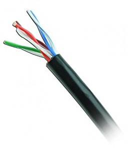 Cable UTP WAM CAT5e-OUTDOOR-NEGRO