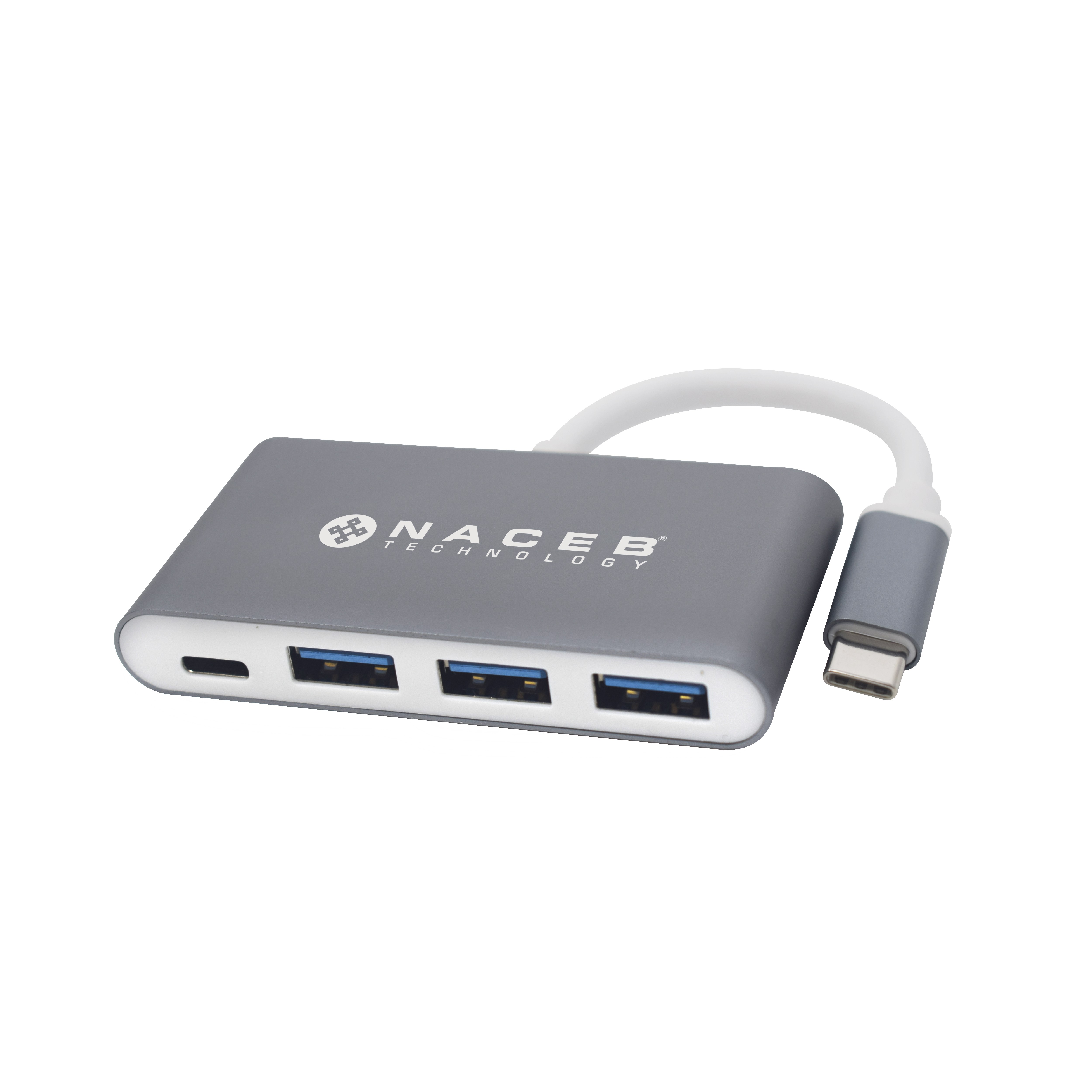 Adaptador Tipo C a USB 3.0 + PD Naceb Technology NA-0112